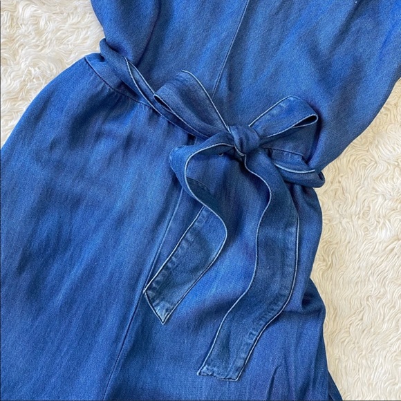 Universal Thread | Chambray Wide-Leg Jumpsuit - Picture 5 of 8